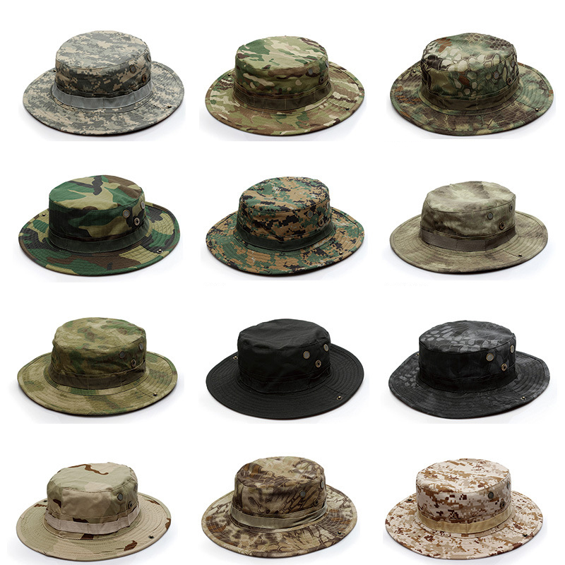 Outdoor Bucket Hat Thicken Cam - Boonie Hat Tactical 评论和价格