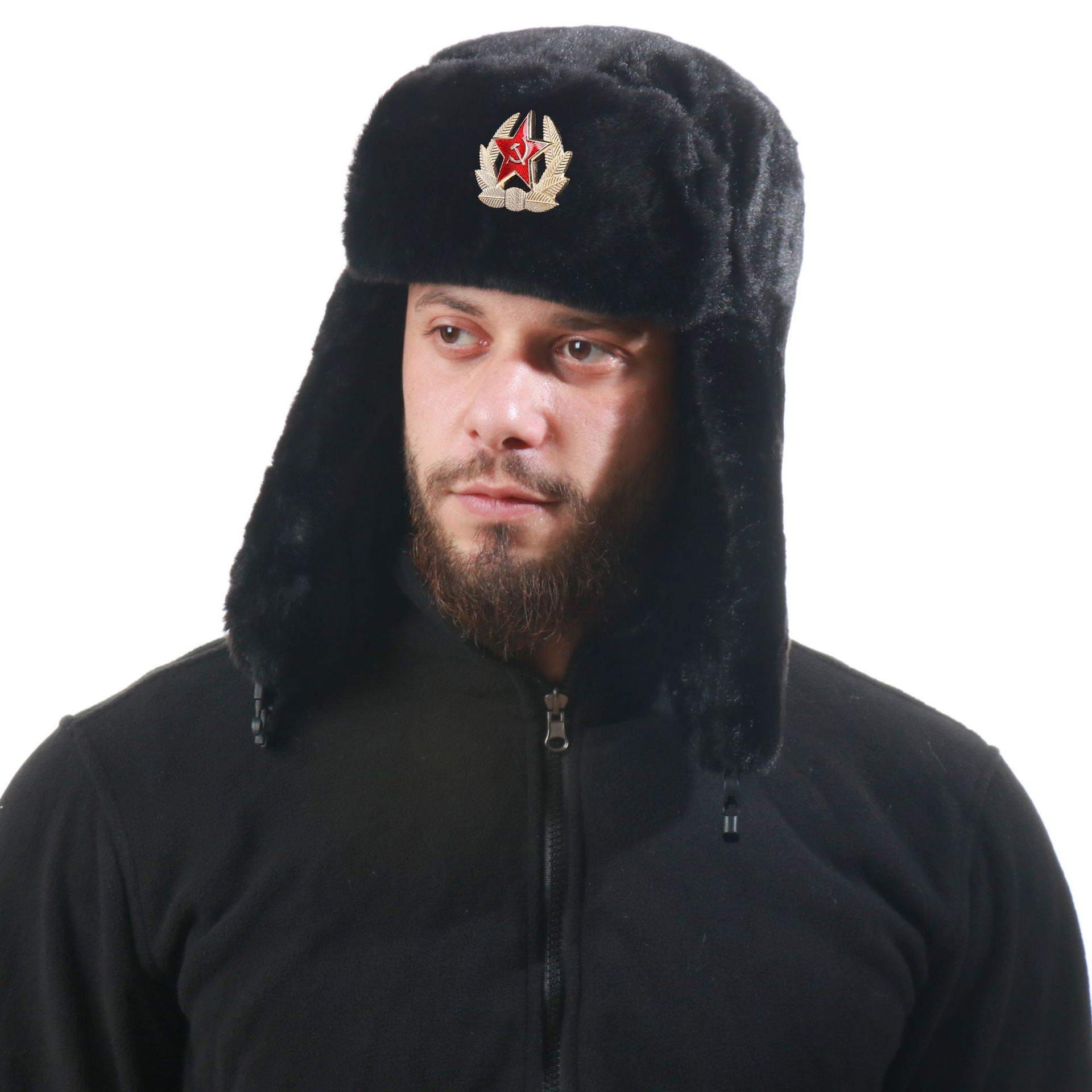 SupSindy Soviet Badge Ushanka  - Trapper Hat Ear Flap 评论和价格