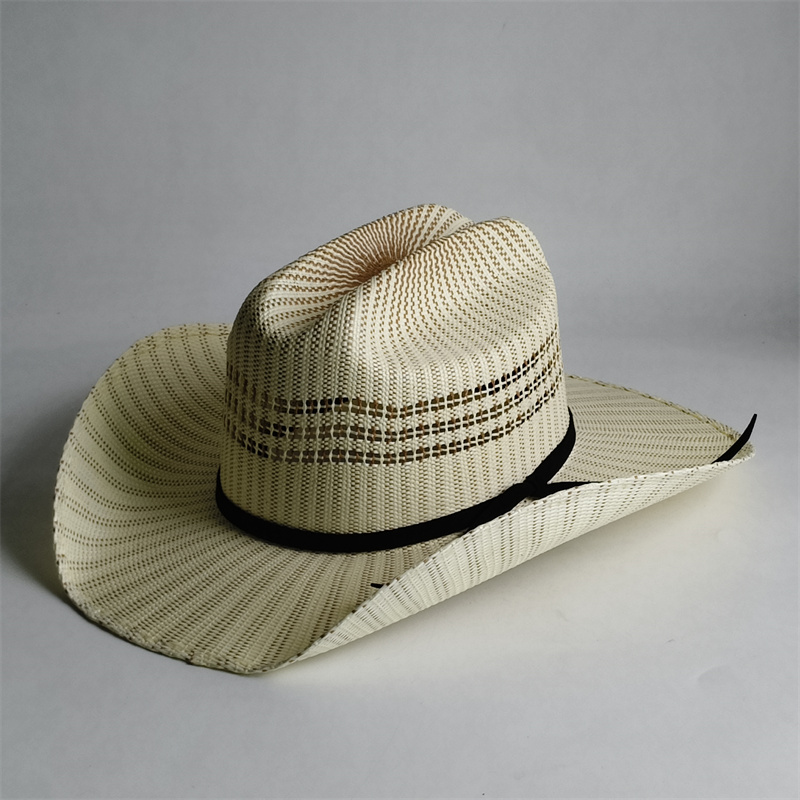 Colorful Rolled Cuff Hat Straw - Cowboy Hat Straw 评论和价格
