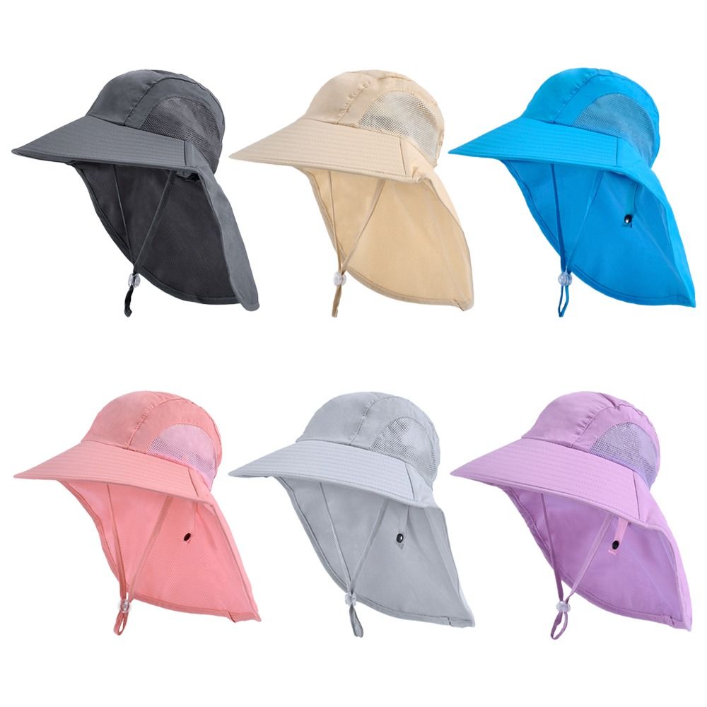 Sunscreen Boy Girl Beach Cap C - Sun Hat Wide Brim 评论和价格
