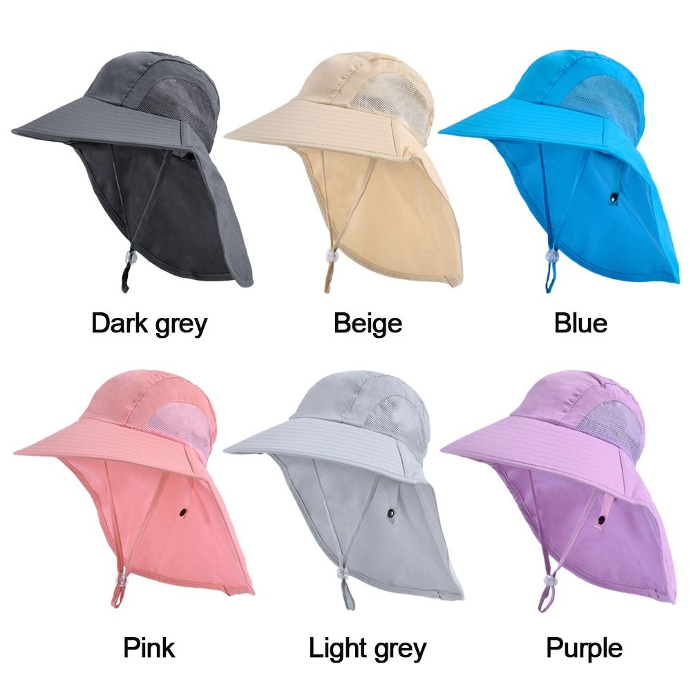 Sunscreen Boy Girl Beach Cap C - Sun Hat Wide Brim 评论和价格