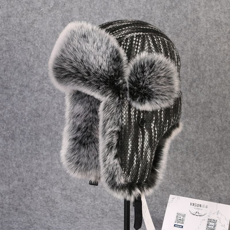 B-8433 Man Bomber Hat Rex Rabb - Trapper Hat Ear Flap 评论和价格
